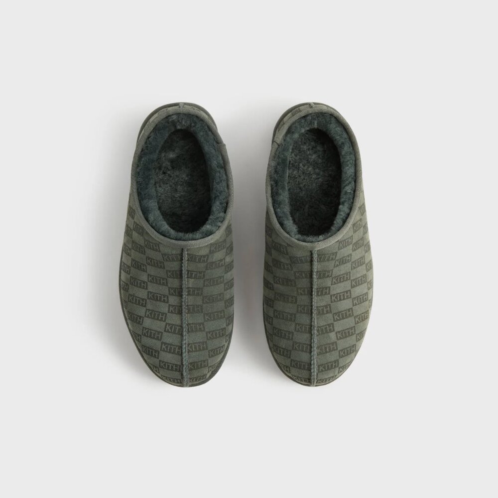 Kith Monogram Shearling Slippers - Picture 2 of 4